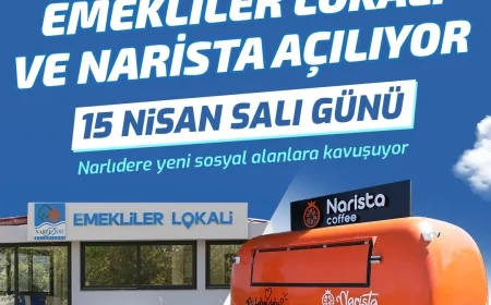 Narlıdere’de Narista Kahve Büfesi ve Emekliler Lokali Ilıca Şubesi 15 Nisan’da açılıyor