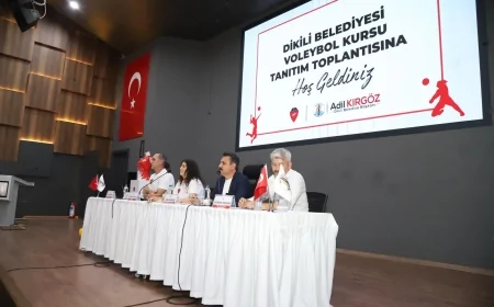 Dikili Belediyesi’nden Voleybol Altyapısına 235 Öğrenciyle Güçlü Başlangıç