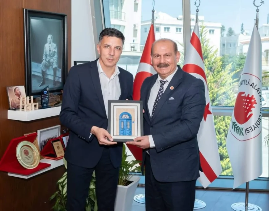 Kıbrıs Yerel Yönetimlerinde İlk Temas Gönyeli’de Gerçekleşti: Hüseyin Amcaoğlu ile Ortak Çalışmalar Masaya Yatırıldı