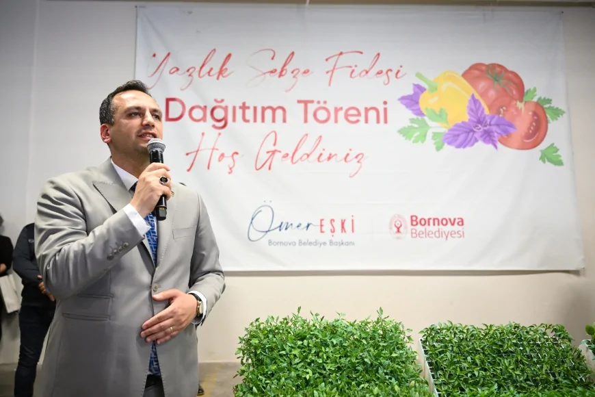 Bornova’da 400 Bin Atalık Fide Ücretsiz Dağıtılıyor: ‘Üreten Bir Kent Kuracağız’