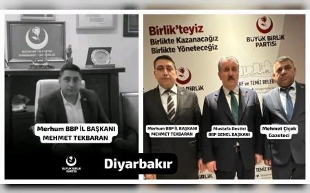 Gazeteci Mehmet Çiçek " Mehmet Tekbaran Kardeşimizin Mekanı Cennet Olsun"