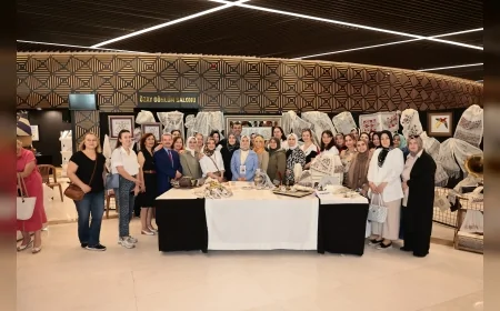 Bin 632 kursiyerin 3 bin 690 eseriyle hayat bulan ‘Geçmişin Altın İzleri’ sergisi açıldı