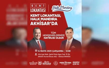 Akhisar’da Kent Lokantası ve Halk Mandıra Açılıyor: Uygun Fiyatlı Sağlıklı Gıdaya Erişim Artıyor