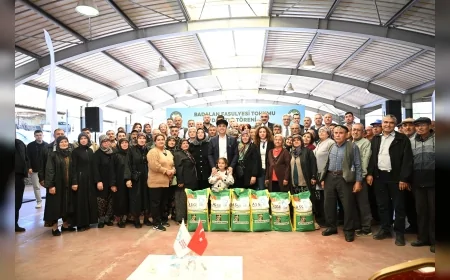 Balıkesir’de tarımda yeni dönem: Ahmet Akın’dan çiftçiye yüzde 100 hibeli destek