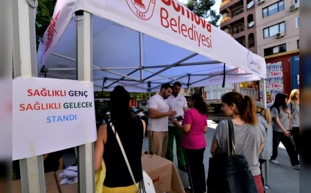 Bornova’da Gençlik Festivali coşkusu: Küçükpark’ta müzik, sağlık ve spor bir arada