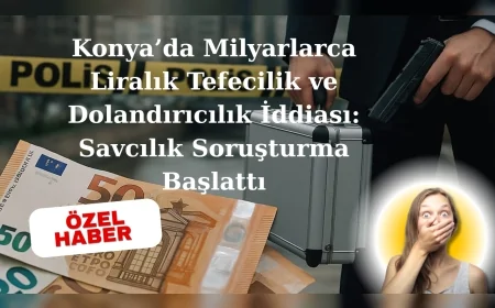 Konya’da Milyarlarca Liralık Tefecilik ve Dolandırıcılık Ağı: 'Ö.G. Yapı' Soruşturma Kıskacında