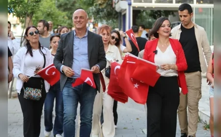 Karabağlar’da 19 Mayıs coşkusu binlerle buluştu: 'Güneşi zapt edeceğiz'