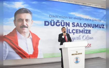 Dikili Belediyesi'nin Yeni Düğün Salonu Hizmete Açıldı: 'Dikili'nin Parası Dikili'de Kalacak'