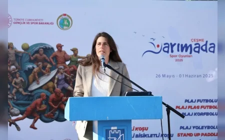 Çeşme’de binlerce sporcuyu buluşturan Yarımada Spor Oyunları başladı