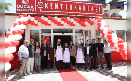Bucak’ta Halkçı Hizmetin Yeni Adresi: Kent Lokantası Açıldı