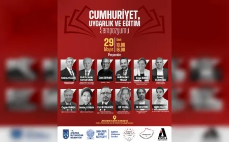 Ankara’da ‘Cumhuriyet, Uygarlık ve Eğitim’ Sempozyumu: Eğitimde Fırsat Eşitliği ve Kültürel Değerler Tartışılacak