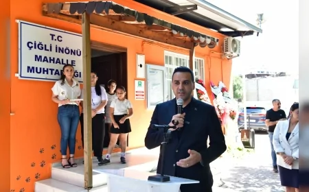 Çiğli’de Cumhuriyet ışığını yayan mahalle kütüphanesi coşkuyla açıldı