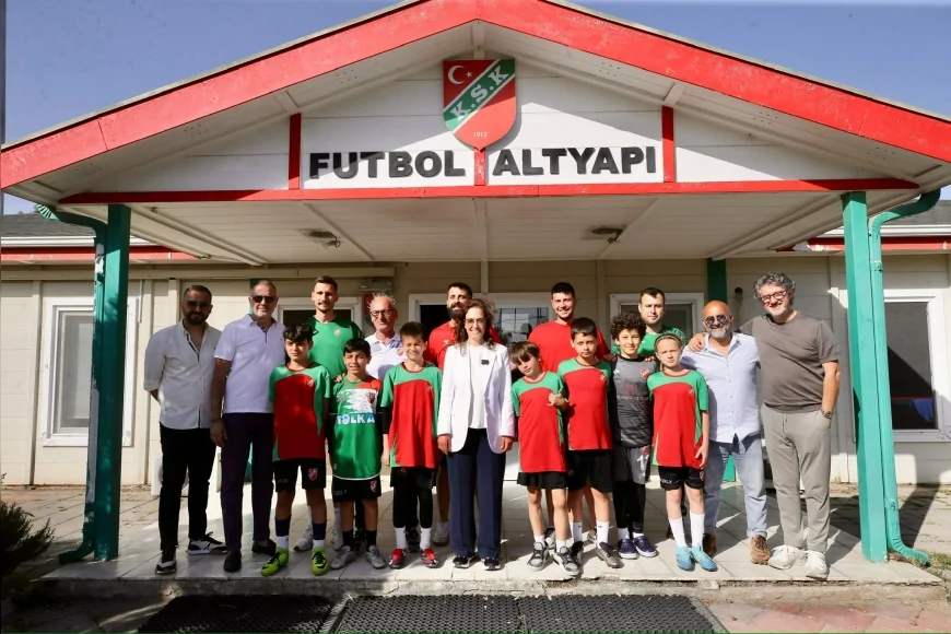 Karşıyaka Başkanı Ergüllü’ye destek sözü: Yıldız Ünsal’dan Play-Off öncesi moral ziyareti