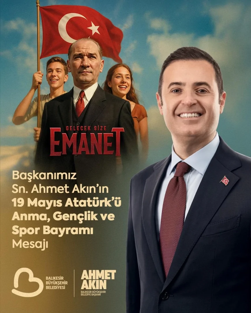 Balıkesir Büyükşehir Belediye Başkanı Ahmet Akın: 'Güzel yarınları gençlerimizle birlikte inşa edeceğiz'