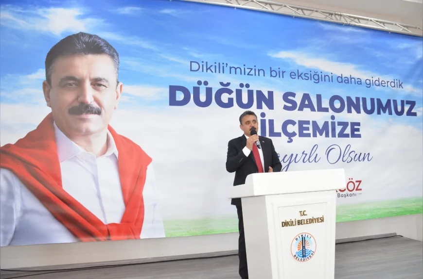 Dikili Belediyesi'nin Yeni Düğün Salonu Hizmete Açıldı: 'Dikili'nin Parası Dikili'de Kalacak'