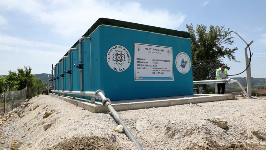 Muğla'nın Ula ilçesinde 7,6 milyon TL’lik yatırımla su depoları yenilendi, kesintisiz su sağlandı