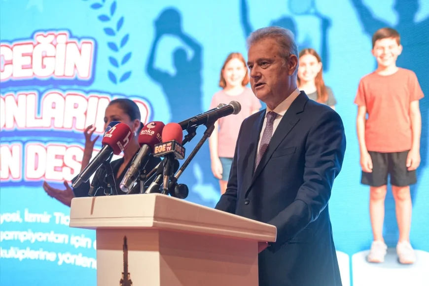 İzmir’de Genç Sporculara Büyük Destek: ‘Geleceğin Şampiyonları Projesi’ Tanıtıldı