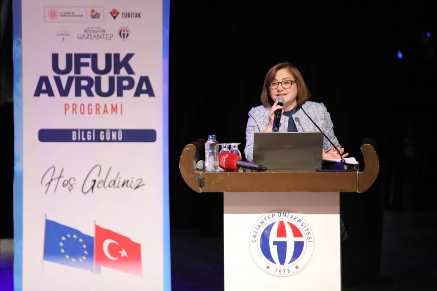 Gaziantep’te ‘Ufuk Avrupa Bilgi Günü’ yoğun ilgi gördü: Belediyeden sanayi ve akademiye destek mesajı