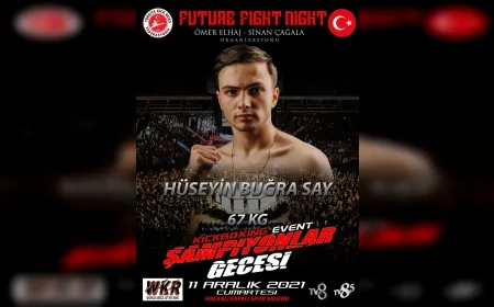 Kick Boksun Genç Yıldızı Hüseyin Buğra Say, Uluslararası Arenada Zirveyi Hedefliyor