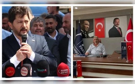 Anahtar Parti Terme İlçe Başkanlığı açılışında yoğun katılım ve coşku yaşandı