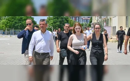 Özgür Özel, YKS sabahı Nehir Zeyrek’i yalnız bırakmadı: Sınav çıkışına kadar yanında kaldı