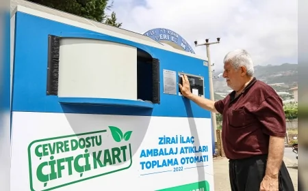 Zirai atıklar artık doğaya değil otomatlara gidiyor: Çevre Dostu Çiftçi Kart 4 ilçede daha devrede