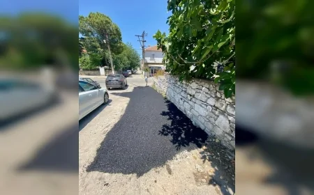 Urla'da 40 yıllık yol sorunu çözüldü, altyapıdan parklara kapsamlı yenileme yapıldı