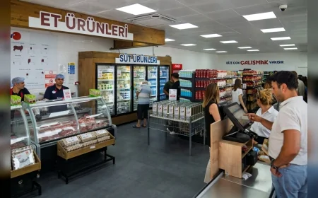 İZMAR market zinciri büyüyor: İzmir’de altıncı şube Doğanlar’da açıldı, hedef 20 noktaya ulaşmak