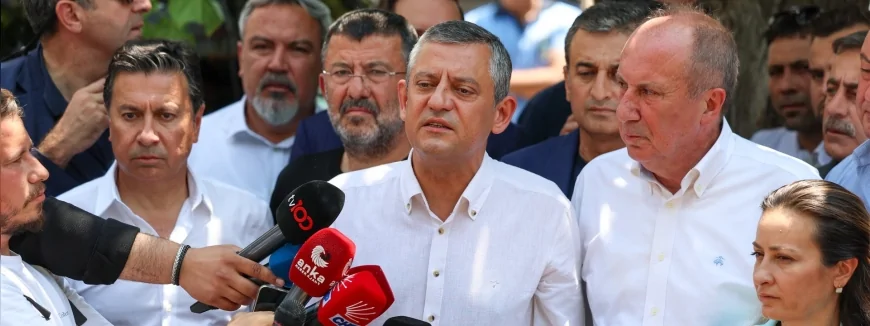 CHP Genel Başkanı Özgür Özel: 'Türkiye’nin yanı başında üçüncü dünya savaşını tetikleyebilecek azgınlık mazur görülemez'