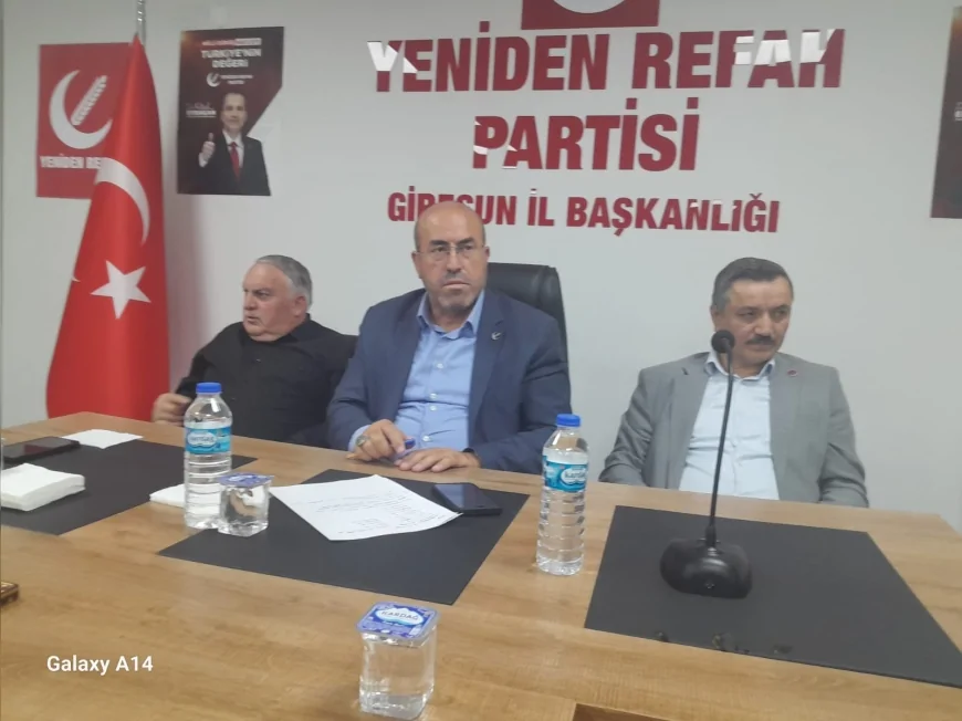 Yeniden Refah Partisi Giresun'da kongreye hazırlanıyor: Fatih Erbakan Giresun’a geliyor