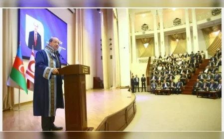 Ersin Tatar Azerbaycan Teknik Üniversitesi’nde Fahri Doktora ile Onurlandırıldı
