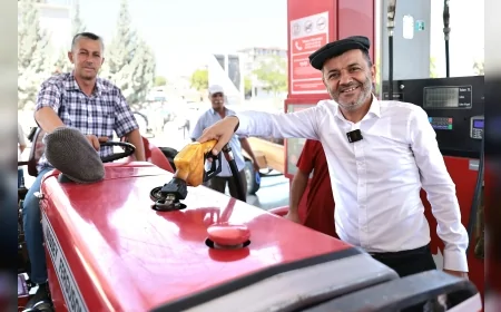 Denizli Honaz’da 504 çiftçiye 27 bin litre mazot desteği sağlandı
