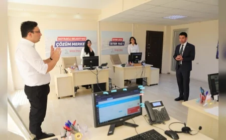 Bayraklı Belediyesi’nin Çözüm Merkezi 15 ayda 26 binden fazla başvuruyu sonuçlandırdı