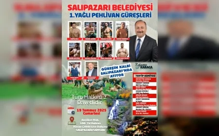 Salıpazarı’nda İlk Kez Düzenlenen Yağlı Güreşlerde 200’den Fazla Pehlivan Kol Bağladı