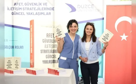 Afet ve güvenlik stratejileri kitabı Düzce'de tanıtıldı, gönüllülük modeli literatüre girdi
