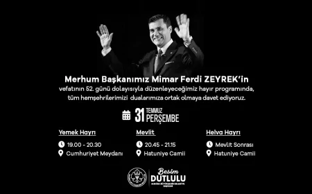 Manisa Büyükşehir Belediyesi’nden Merhum Başkan Ferdi Zeyrek için Anma Programı Düzenlenecek