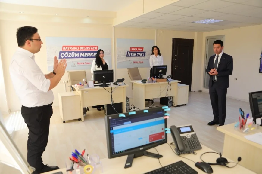Bayraklı Belediyesi’nin Çözüm Merkezi 15 ayda 26 binden fazla başvuruyu sonuçlandırdı