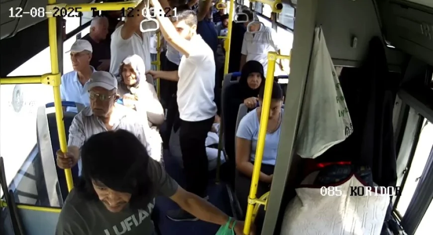 Kayseri’de halk otobüsü şoförü fenalaşan yolcuyu güzergâh değiştirerek hastaneye yetiştirdi