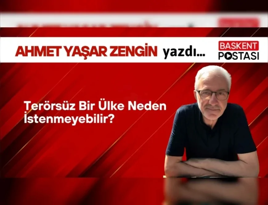 Terörsüz Bir Ülke Neden İstenmeyebilir?