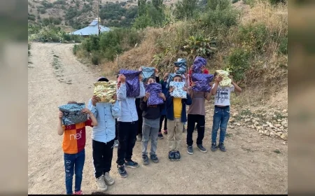 Şemdinli’de anlamlı etkinlik: Çiftçi Mehmet Reşit Eren, Bahçeli’nin sağlığına kavuşmasını 500 çocuğu giydirerek kutladı