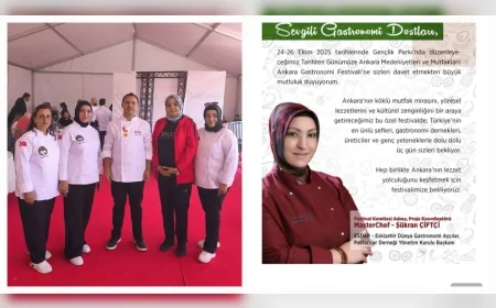 Ankara Gastronomi Festivali ekim ayında başlıyor: Başkent mutfağı üç gün boyunca sahnede olacak