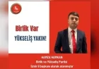Hamza Hamkan, Birlik ve Yükseliş Partisi İzmir İl Başkanı Olarak Göreve Başladı