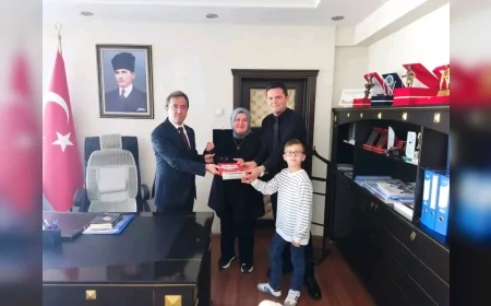 Terme’nin ilk kadın pide ustası Çiler Kul'dan  Kaymakam Maytalman'a iade-i ziyaret