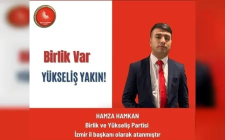 Hamza Hamkan, Birlik ve Yükseliş Partisi İzmir İl Başkanı Olarak Göreve Başladı