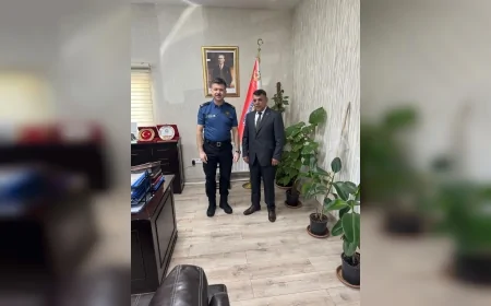 BBP Diyarbakır İl Başkanı Mehmet Çiçek ve Yönetimi, Kayapınar İlçe Emniyet Müdürü Fatih İşlek’i Ziyaret Etti
