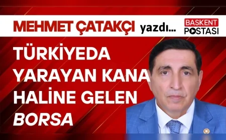 Türki̇yede Yarayan Kana Hali̇ne Gelen Borsa