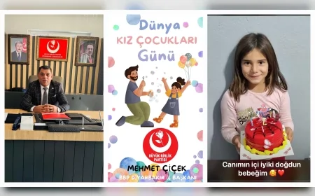 BBP Diyarbakır İl Başkanı Mehmet Çiçek: “Kız çocuklarının geleceği, insanlığın vicdanıdır”
