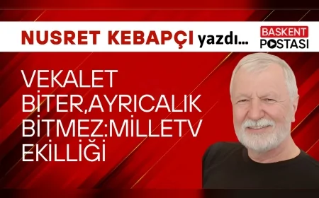Vekalet Biter, Ayrıcalık Bitmez:Milletvekilliği