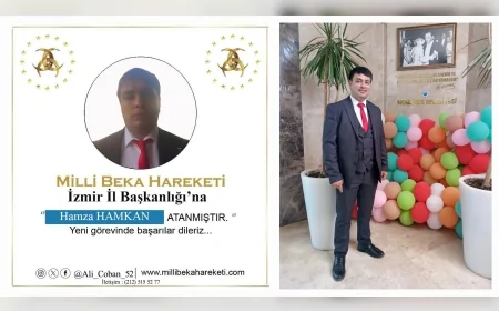Hamza Hamkan, Milli Beka Hareketi İzmir İl Başkanı Olarak Göreve Başladı