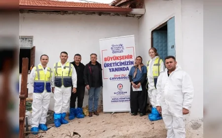 Denizli Büyükşehir’in Ücretsiz Veteriner Danışmanlık Hizmeti Üreticilerden Tam Not Aldı